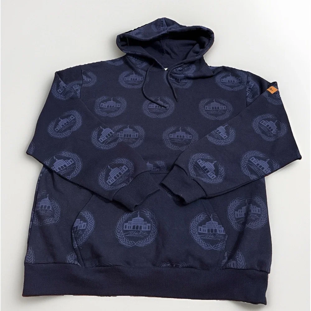 Cerveza Modelo Pablo Dier Hoodie Pullover Size Large Blue Black Printed